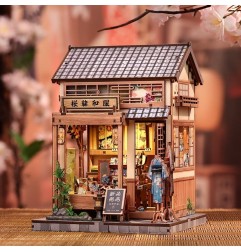 CuteBee - Maquette Miniature House Sakura O Kimono Shop 19 x 14 cm