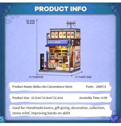 Other - Miniature House Model Kit Beika-cho Convenience Store 22 x 15 cm