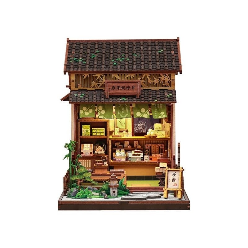 CuteBee - Maquette Miniature House Kanmi-dokoro Kurihara 19 x 15 cm