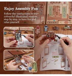 Other - Miniature House Model Kit Sakura O Kimono Shop 19 x 14 cm