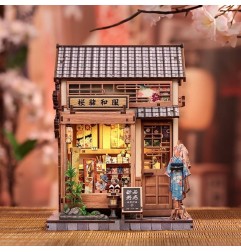 CuteBee - Maquette Miniature House Sakura O Kimono Shop 19 x 14 cm