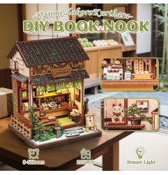 CuteBee - Maquette Miniature House Kanmi-dokoro Kurihara 19 x 15 cm