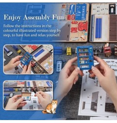 Other - Miniature House Model Kit Beika-cho Convenience Store 22 x 15 cm