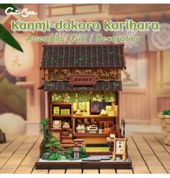CuteBee - Maquette Miniature House Kanmi-dokoro Kurihara 19 x 15 cm