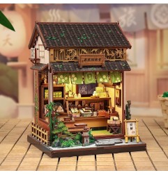 CuteBee - Maquette Miniature House Kanmi-dokoro Kurihara 19 x 15 cm