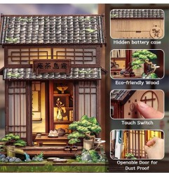 CuteBee - Maquette Miniature House Kirishima Cha-an 19 x 14 cm