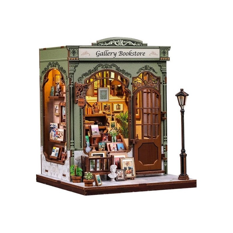 CuteBee - Maquette Miniature House Gallery Bookstore 20 x 16 cm CuteBee - Maquette Miniature House Gallery Bookstore 20 x 16 cm