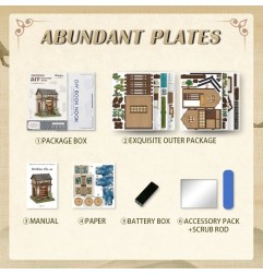 Other - Miniature House Model Kit Kirishima Cha-an 19 x 14 cm