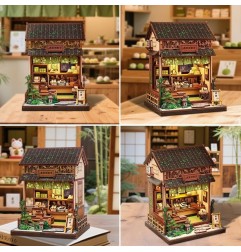 CuteBee - Maquette Miniature House Kanmi-dokoro Kurihara 19 x 15 cm