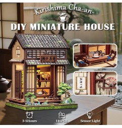 CuteBee - Maquette Miniature House Kirishima Cha-an 19 x 14 cm