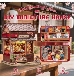 CuteBee - Maquette Miniature House Tsukino Eogi-dou 19 x 14 cm