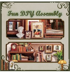 Other - Miniature House Model Kit Gallery Bookstore 20 x 16 cm