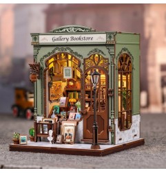 CuteBee - Maquette Miniature House Gallery Bookstore 20 x 16 cm