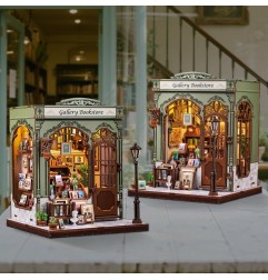 CuteBee - Maquette Miniature House Gallery Bookstore 20 x 16 cm