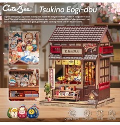 CuteBee - Maquette Miniature House Tsukino Eogi-dou 19 x 14 cm