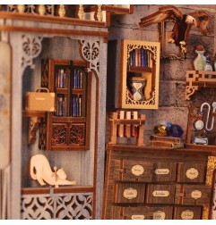 CuteBee - Maquette Book Nook Nebula Common Room 23 x 11 cm