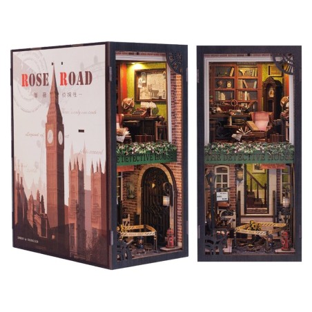CuteBee - Maquette Book Nook Rose Detective Agency 23 x 11 cm