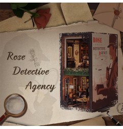 Other - Book Nook Rose Detective Agency 23 x 11 cm