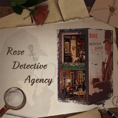 Other - Book Nook Rose Detective Agency 23 x 11 cm