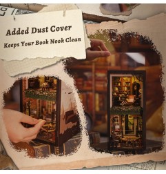 CuteBee - Maquette Book Nook Rose Detective Agency 23 x 11 cm