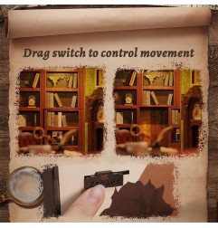 CuteBee - Maquette Book Nook Rose Detective Agency 23 x 11 cm