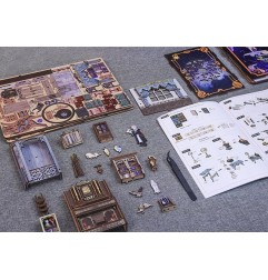 CuteBee - Maquette Book Nook Nebula Common Room 23 x 11 cm