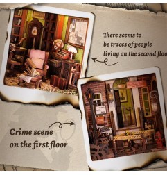 CuteBee - Maquette Book Nook Rose Detective Agency 23 x 11 cm