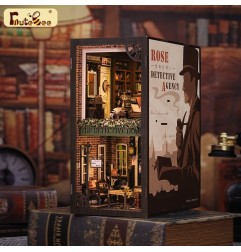 CuteBee - Maquette Book Nook Rose Detective Agency 23 x 11 cm