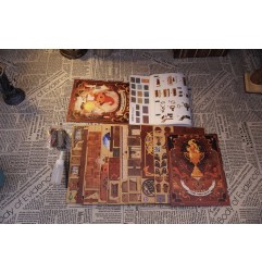 CuteBee - Maquette Book Nook Flame Common Room 23 x 11 cm