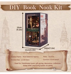 Other - Book Nook Rose Detective Agency 23 x 11 cm