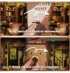 Other - Book Nook Rose Detective Agency 23 x 11 cm