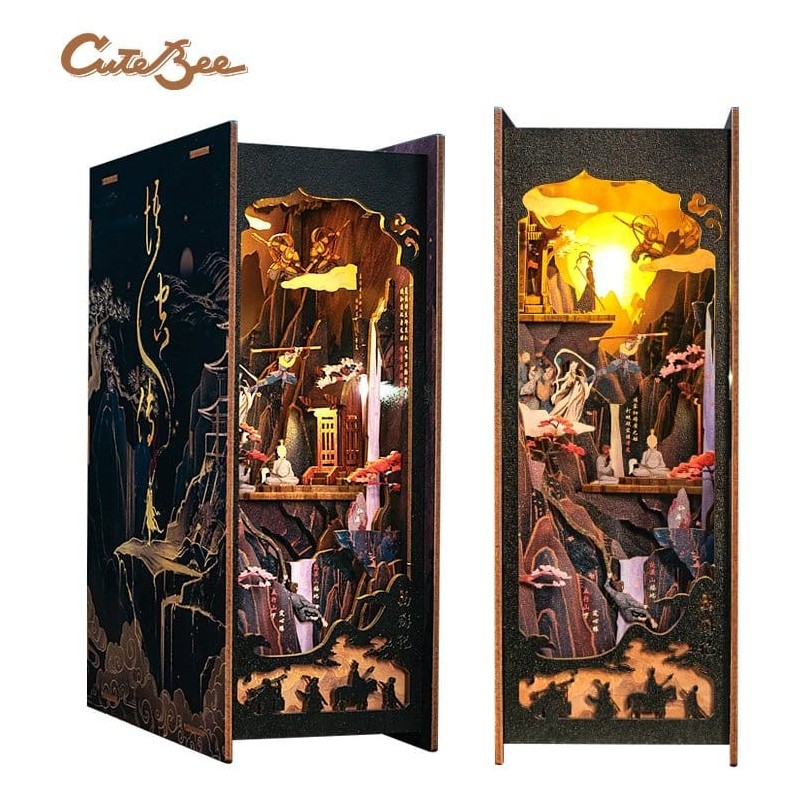 CuteBee - Maquette Book Nook The Legend of Wukong 22 x 8 cm