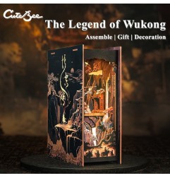 CuteBee - Maquette Book Nook The Legend of Wukong 22 x 8 cm