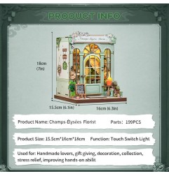 Other - Miniature House Model Kit Champs-Élysées Florist 18 x 16 cm