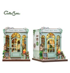 CuteBee - Maquette Miniature House Champs-Élysées Florist 18 x 16 cm
