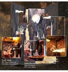 CuteBee - Maquette Book Nook The Legend of Wukong 22 x 8 cm