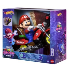Super Mario Galaxy, le film - véhicule radiocommandé Hot Wheels Mario Wheelie Motocross