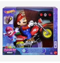 Super Mario Galaxy, le film - véhicule radiocommandé Hot Wheels Mario Wheelie Motocross