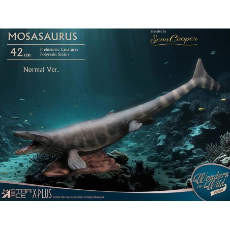 Wonders of the Wild - Statuette Mosasaurus (NX) 42 cm