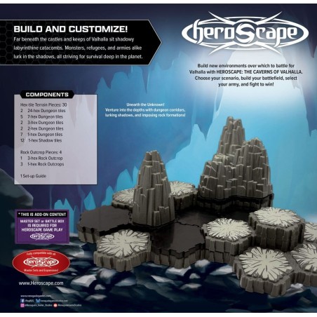 Heroscape - Terrain Expansion The Caverns of Valhalla *English Version*