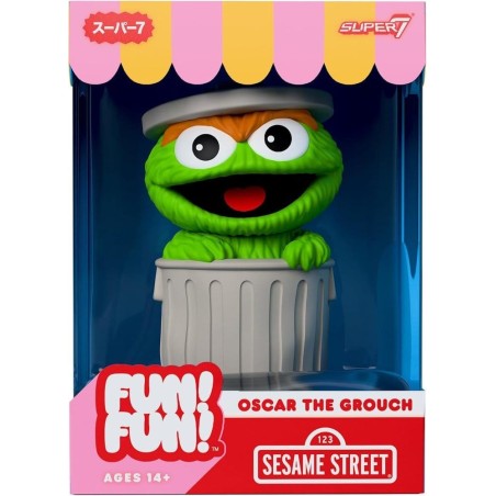 Sesame Street - Fun! Fun! Soft Vinyl Figur Wave 01 - Oscar the Grouch 18 cm