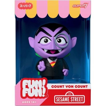 Sesame Street - Fun! Fun! Vinyl Figure Wave 01 - Count von Count 18 cm