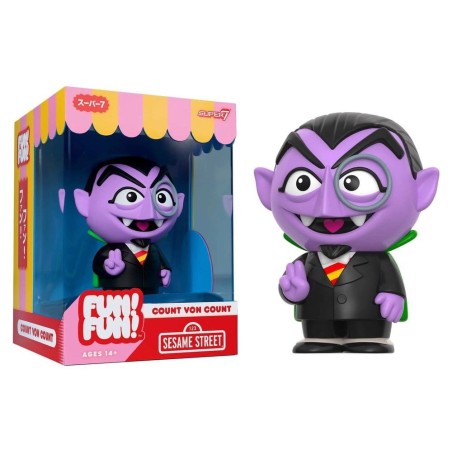 Sesame Street - Fun! Fun! Vinyl Figure Wave 01 - Count von Count 18 cm