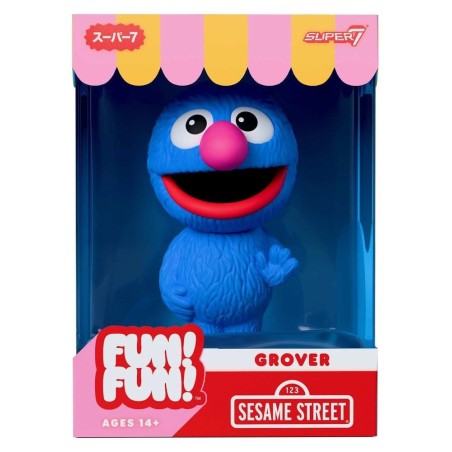 Sesame Street - Fun! Fun! Soft Vinyl Figur Wave 01 - Grover 18 cm