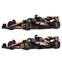 Hot Wheels - Pack de 2 véhicules Formule 1 Hot Wheels Premium Die-Cast 1:64 Team McLaren