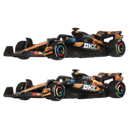 Hot Wheels - Pack de 2 véhicules Formule 1 Hot Wheels Premium Die-Cast 1:64 Team McLaren