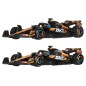 Hot Wheels - Pack de 2 véhicules Formule 1 Hot Wheels Premium Die-Cast 1:64 Team McLaren
