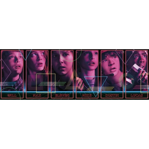 Stranger Things - Puzzle Panorama Characters