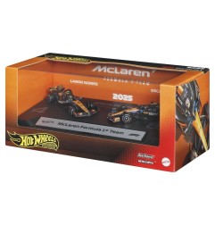 Hot Wheels - Pack de 2 véhicules Formule 1 Hot Wheels Premium Die-Cast 1:64 Team McLaren