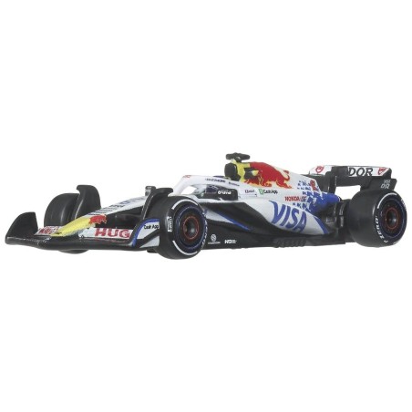 Hot Wheels - Pack de 2 véhicules Formule 1 Hot Wheels Premium Die-Cast 1:64 Team Visa Cash App Racing Bulls